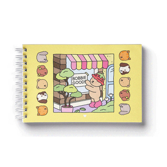 Livro de Colorir Bobbie Goods Amarelo - 100 Folhas